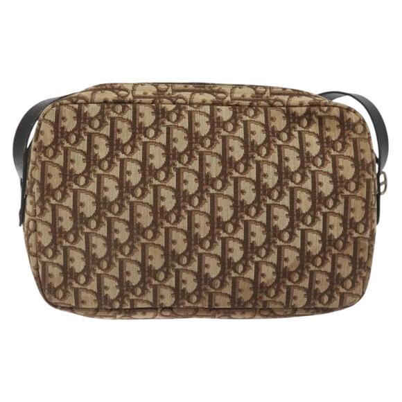 DIOR Trotter Canvas Shoulder Bag Brown - Picture 3 of 12